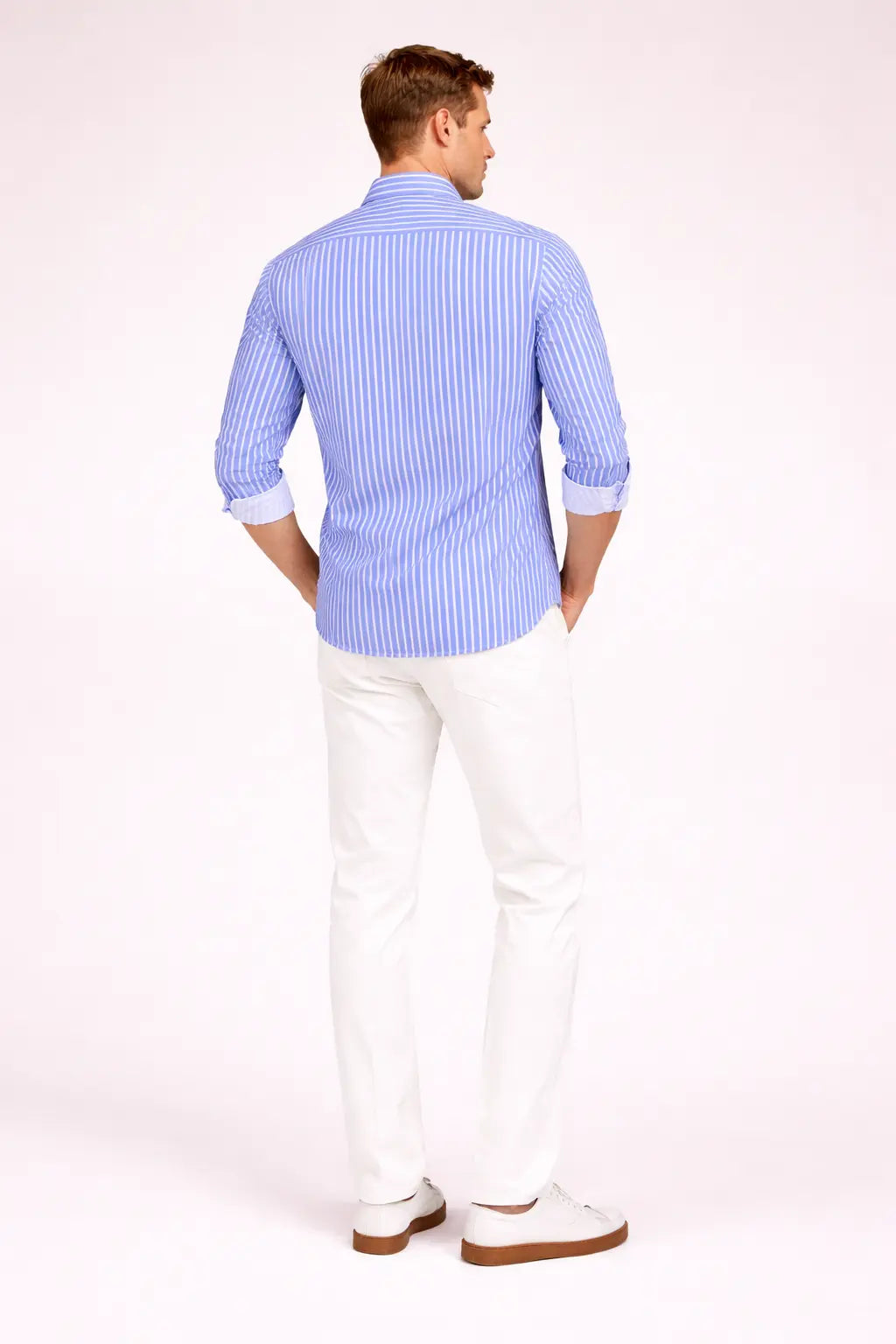 Stellar Blue Stripe Luxe Shirt KORE MYK
