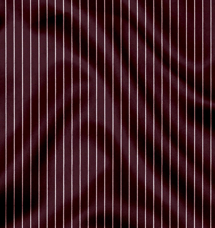 Cordovan Stripe Luxe Cotton Shirt