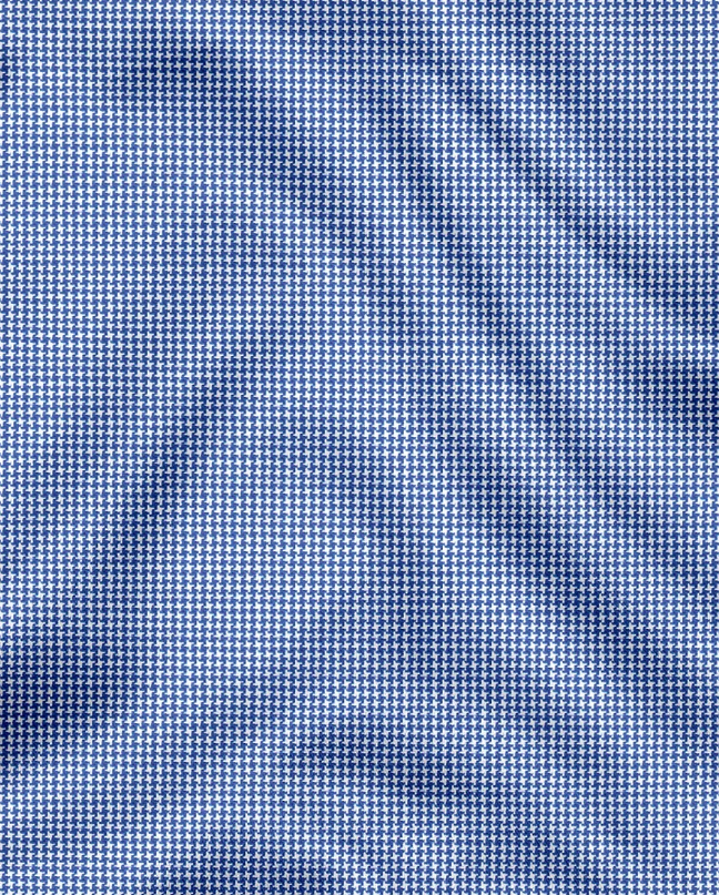 Blue and white checkered pattern