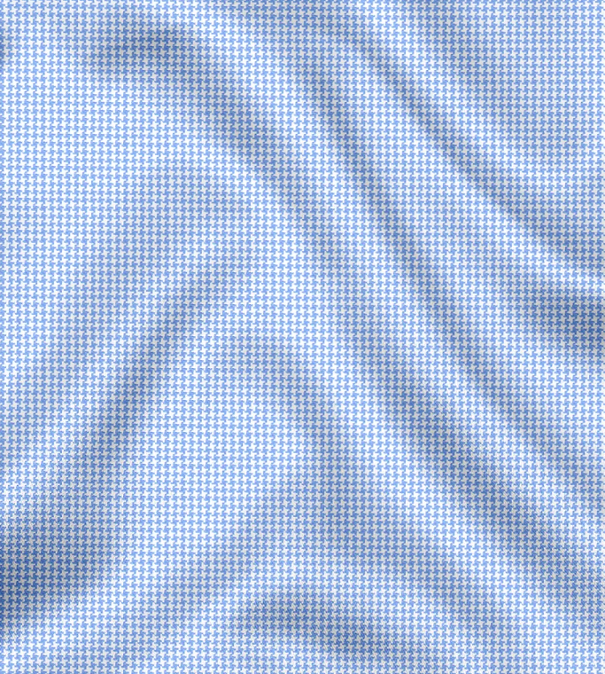 Carolina Blue Micro Geometric Signature Shirt